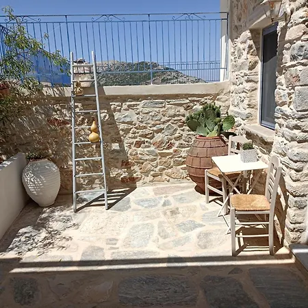度假居 1875 Panoramic Stone House Filótion